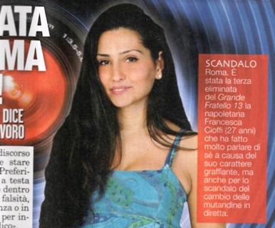 Francesca Cioffi: “Non potevo credere che il pubblico mi avesse eliminata!” article-post