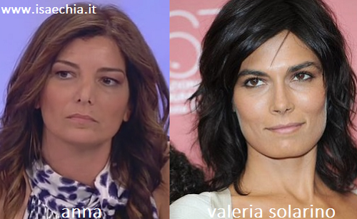 Somiglianza tra Anna Turchetto e Valeria Solarino