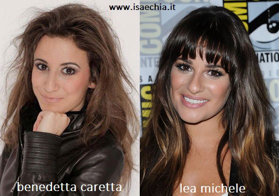 Somiglianza tra Benedetta Caretta e Lea Michele preview