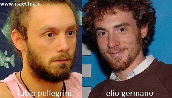 Somiglianza tra Fabio Pellegrini e Elio Germano