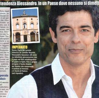 Alessandro Gassman lascia la direzione del teatro in Veneto: “I politici stanno attaccati alla poltrona, io no!” article-post