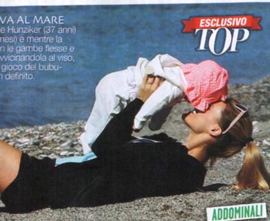 Michelle Hunziker: Sole e sport, fitness materno! preview