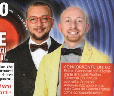 Giuseppe e Armando Armenise, i “fratelli Papillon”: “Entreremo ancora…nelle case!” preview