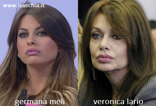 Somiglianza tra Germana Meli e Veronica Lario article-post