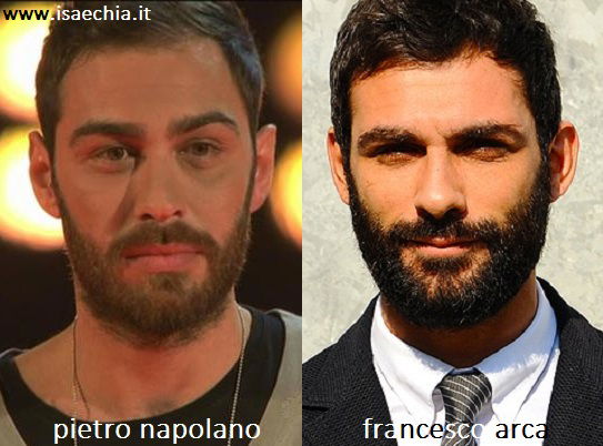 Somiglianza tra Pietro Napolano e Francesco Arca article-post