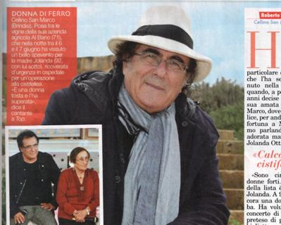 Ore d’ansia per la mamma di Al Bano, operata a 92 anni article-post