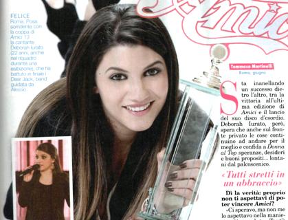 Deborah Iurato: “I 150 mila euro vinti ad Amici? Mi sdebito con i miei genitori!” article-post