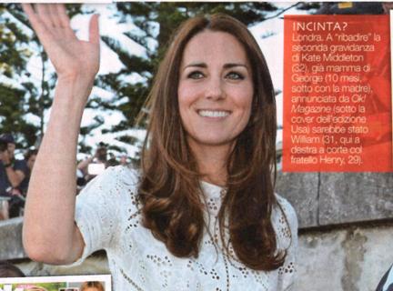 Kate Middleton: in arrivo due gemelle per George! / Elisabetta Canalis: prime nausee? preview
