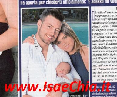 Eugenio Colombo: “Francesca Del Taglia, è nato nostro figlio. E ora sposami!” preview