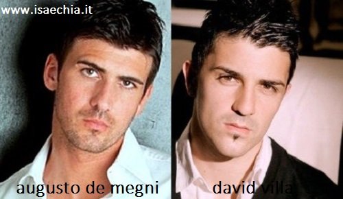 Somiglianza tra Augusto De Megni e David Villa