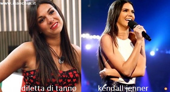 Somiglianza tra Diletta Di Tanno e Kendall Jenner