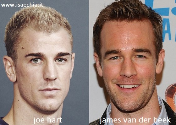 Somiglianza tra Joe Hart e James Van Der Beek