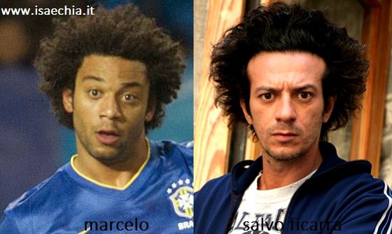 Somiglianza tra Marcelo e Salvo Ficarra