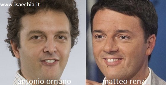 Somiglianza tra Matteo Renzi e Antonio Ornano