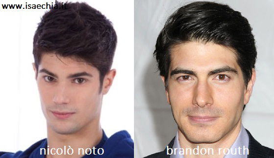 Somiglianza tra Nicolò Noto e Brandon Routh preview