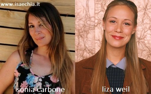 Somiglianza tra Sonia Carbone e Liza Weil