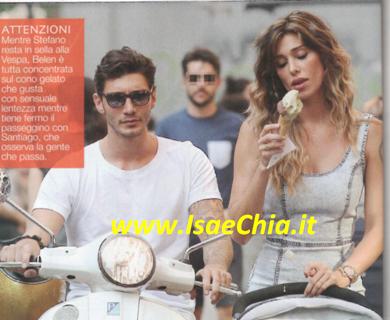 L’astrologa Emma Pereira: “Belén Rodriguez e Stefano De Martino avranno un bambino entro il 2015!”. Intanto lei gusta un gelato al gusto…bacio! article-post