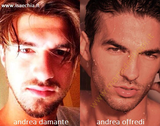 Somiglianza tra Andrea Damante e Andrea Offredi preview