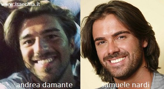 Somiglianza tra Andrea Damante e Samuele Nardi