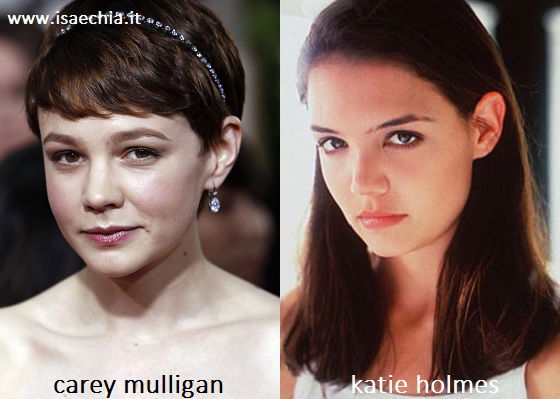 Somiglianza tra Carey Mulligan e Katie Holmes article-post