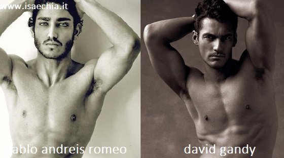 Somiglianza tra Pablo Andreis Romeo e David Gandy