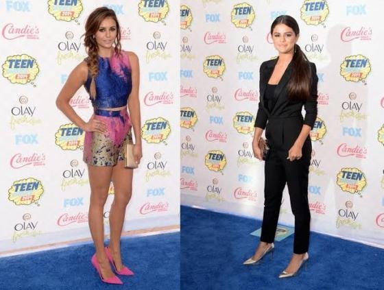 Teen Choice Awards - Nina Dobrev e Selena Gomez