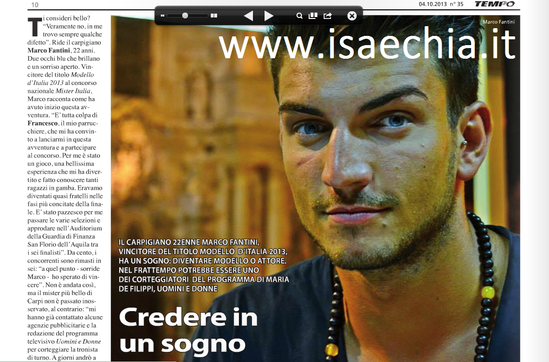 Marco Fantini, così parlava il bel tronista a pochi giorni dal suo esordio a ‘Uomini e Donne’ article-post
