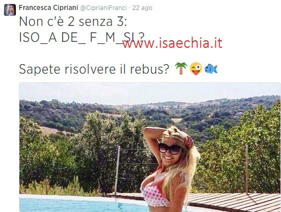 ‘Isola dei famosi 10’: Francesca Cipriani e Maurizia Paradiso nel cast? preview