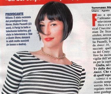 Giulia Pauselli: “Non mi vergogno a danzare nuda: farà bene alla mia autostima!”