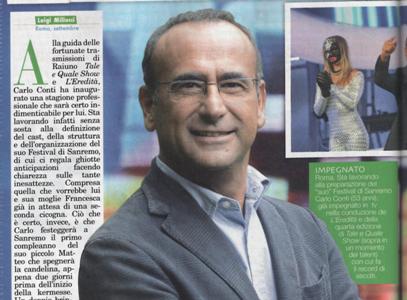 Carlo Conti: “Il primo anno di Matteo e…il secondo bebè!” article-post