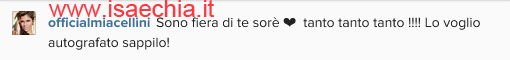 Mia Cellini Su Instagram