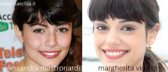 Somiglianza tra Alessandra Mastronardi e Margherita Vicario