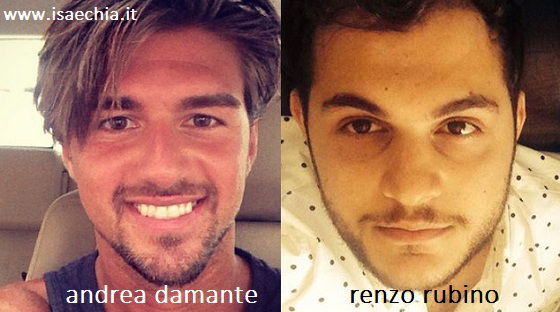 Somiglianza tra Andrea Damante e Renzo Rubino preview
