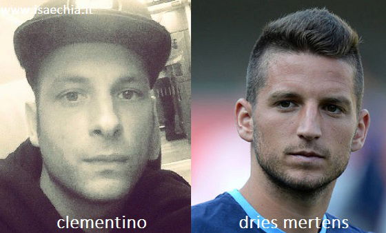 Somiglianza tra Clementino e Dries Mertens preview