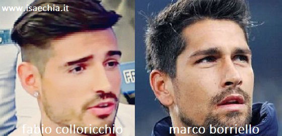 Somiglianza tra Fabio Colloricchio e Marco Borriello preview