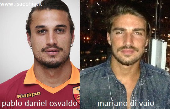 Somiglianza tra Pablo Daniel Osvaldo e Mariano Di Vaio preview