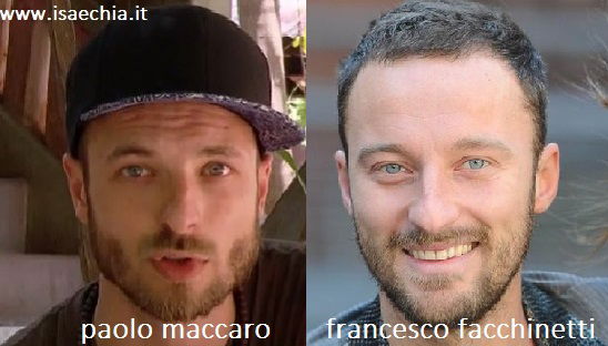 Somiglianza tra Paolo Maccaro e Francesco Facchinetti preview