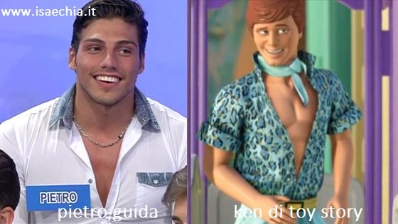 Somiglianza tra Pietro Guida e il Ken di ‘Toy Story’