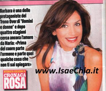 Barbara De Santi intervistata da Chia per Cronaca rosa: “Sogno un uomo che mi prenda e mi porti via!” preview
