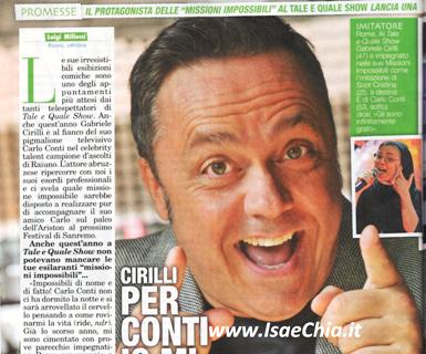 Gabriele Cirilli: “Per Carlo Conti io mi travesto!” preview
