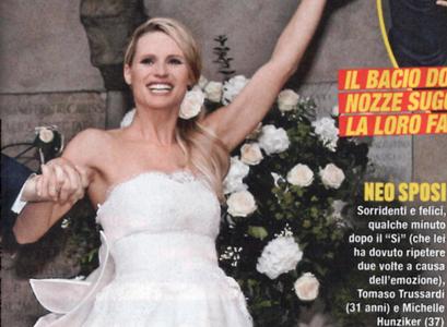 Nel giorno del sì con il suo Tomaso Trussardi, arriva il lieto annuncio: Michelle Hunziker avrà una femminuccia! article-post