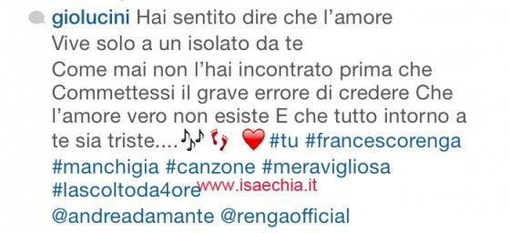 Giorgia Lucini su Instagram