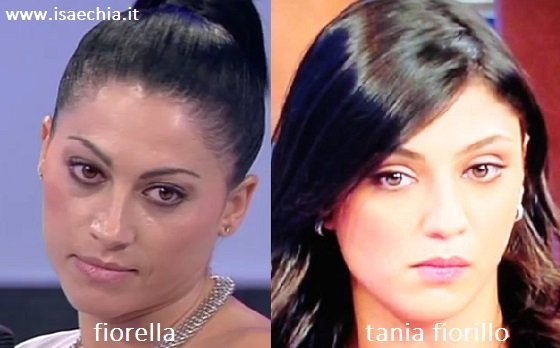 Somiglianza tra Fiorella e Tania Fiorillo