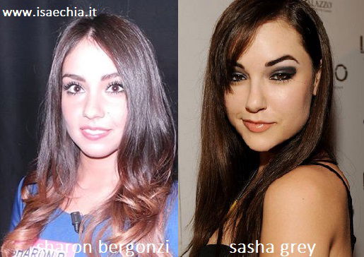 Somiglianza tra Sharon Bergonzi e Sasha Grey preview