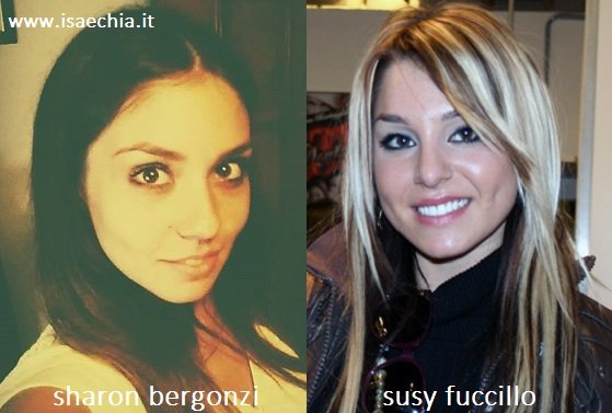 Somiglianza tra Sharon Bergonzi e Susy Fuccillo