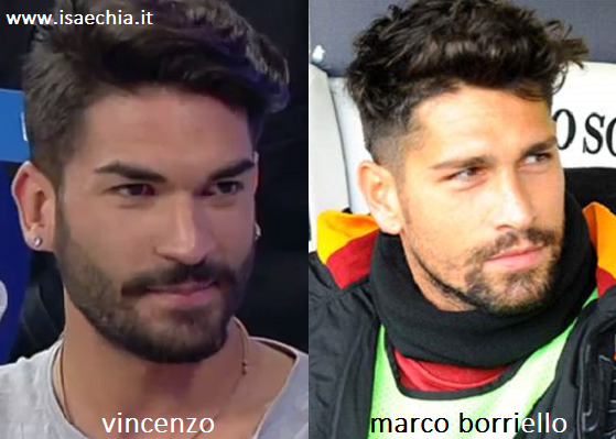 Somiglianza tra Vincenzo e Marco Borriello