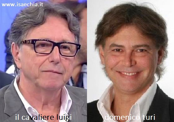 Somiglianza tra il cavaliere Luigi e Domenico Turi preview