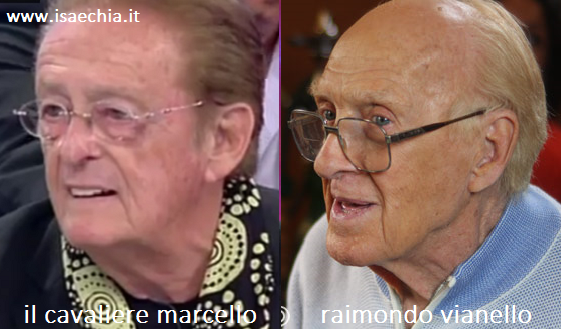 Somiglianza tra il cavaliere Marcello e Raimondo Vianello preview