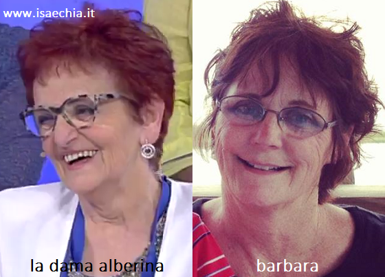Somiglianza tra la dama Alberina e Barbara di 'Teen Mom'