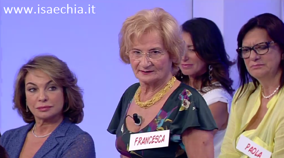 Francesca dixit, Tina Cipollari respondit